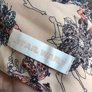 Star Wars X-Wing & Millennium Falcon Peach Scarf by Disney Parks